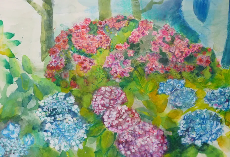紫陽花の作品画像