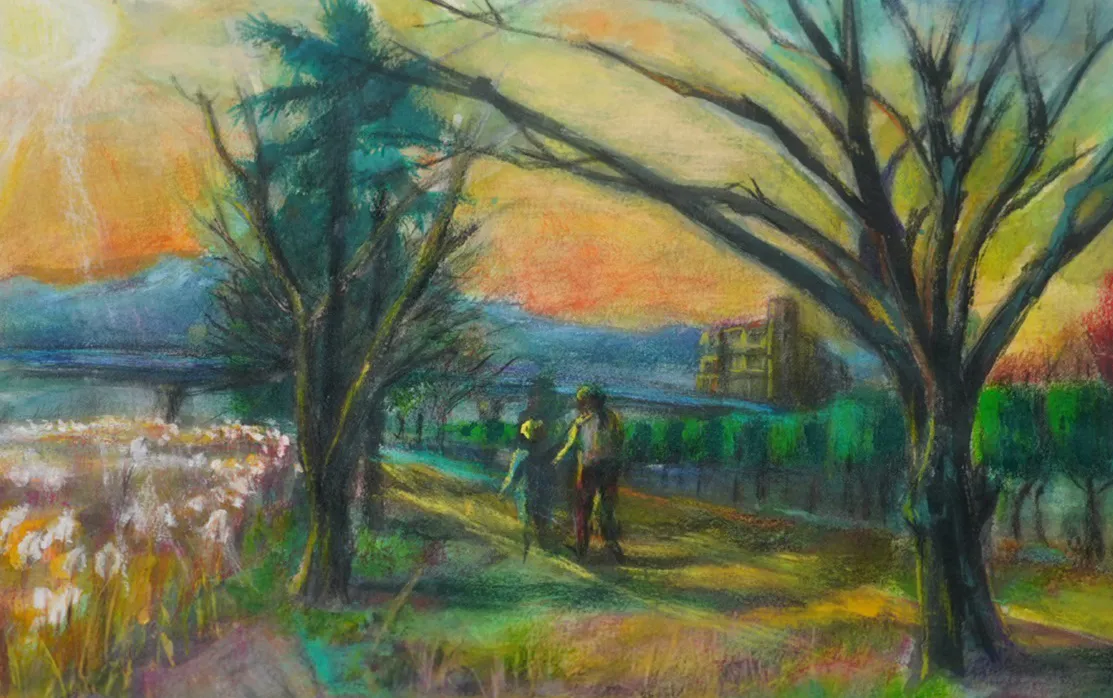 夕焼けの作品画像